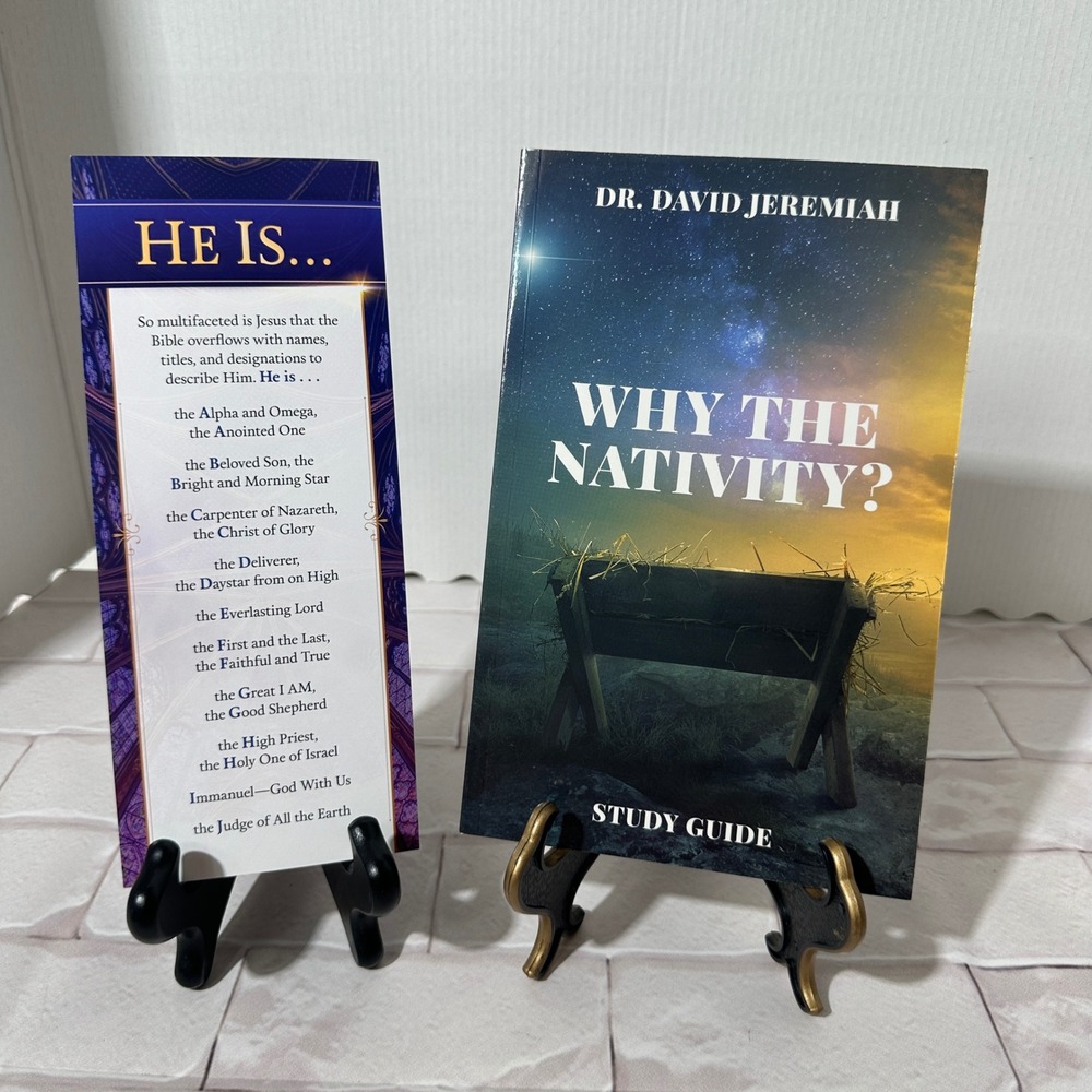 Dr David Jeremiah Why The Nativity Study Guide Book‎ with Bookmark